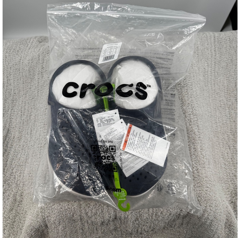 Crocs Literide 360 Inmotion Clogs Navy White Red Mens 9 209964-410 New